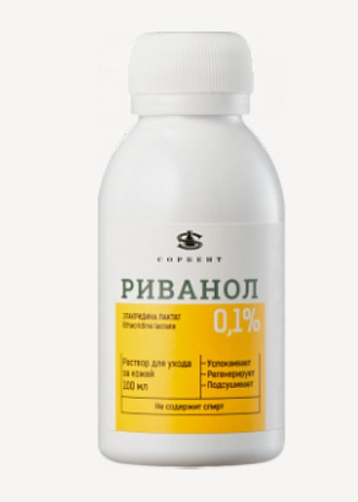 Состав и действие средств Риванол для ухода за кожей
